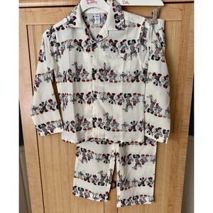 Old Navy X Disney Micky Mouse Unisex Plaid Pajama’s Set Size Child Medium 8 NWT